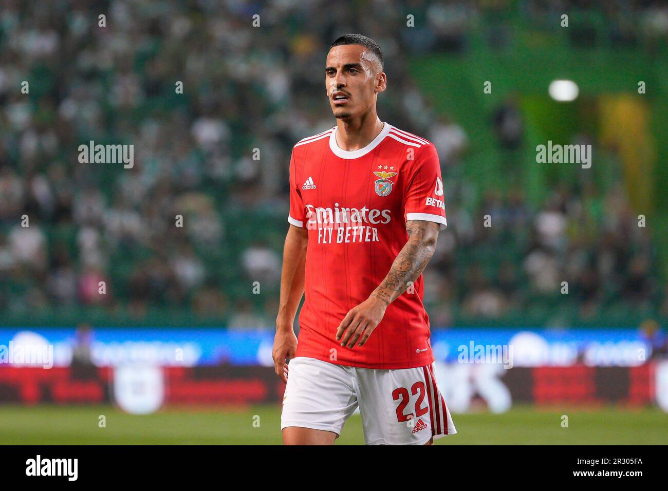 Lisbon, Portugal. 21st May, 2023. Chiquinho (Benfica) Football/Soccer :  Portugal Liga Portugal bwin match between Sporting Clube de Portugal 2-2  SL Benfica at the Estadio Jose Alvalade in Lisbon, Portugal . Credit