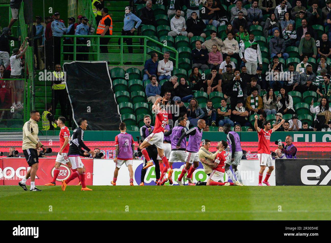 Lisbon, Portugal. 21st May, 2023. Chiquinho (Benfica) Football/Soccer :  Portugal Liga Portugal bwin match between Sporting Clube de Portugal 2-2  SL Benfica at the Estadio Jose Alvalade in Lisbon, Portugal . Credit