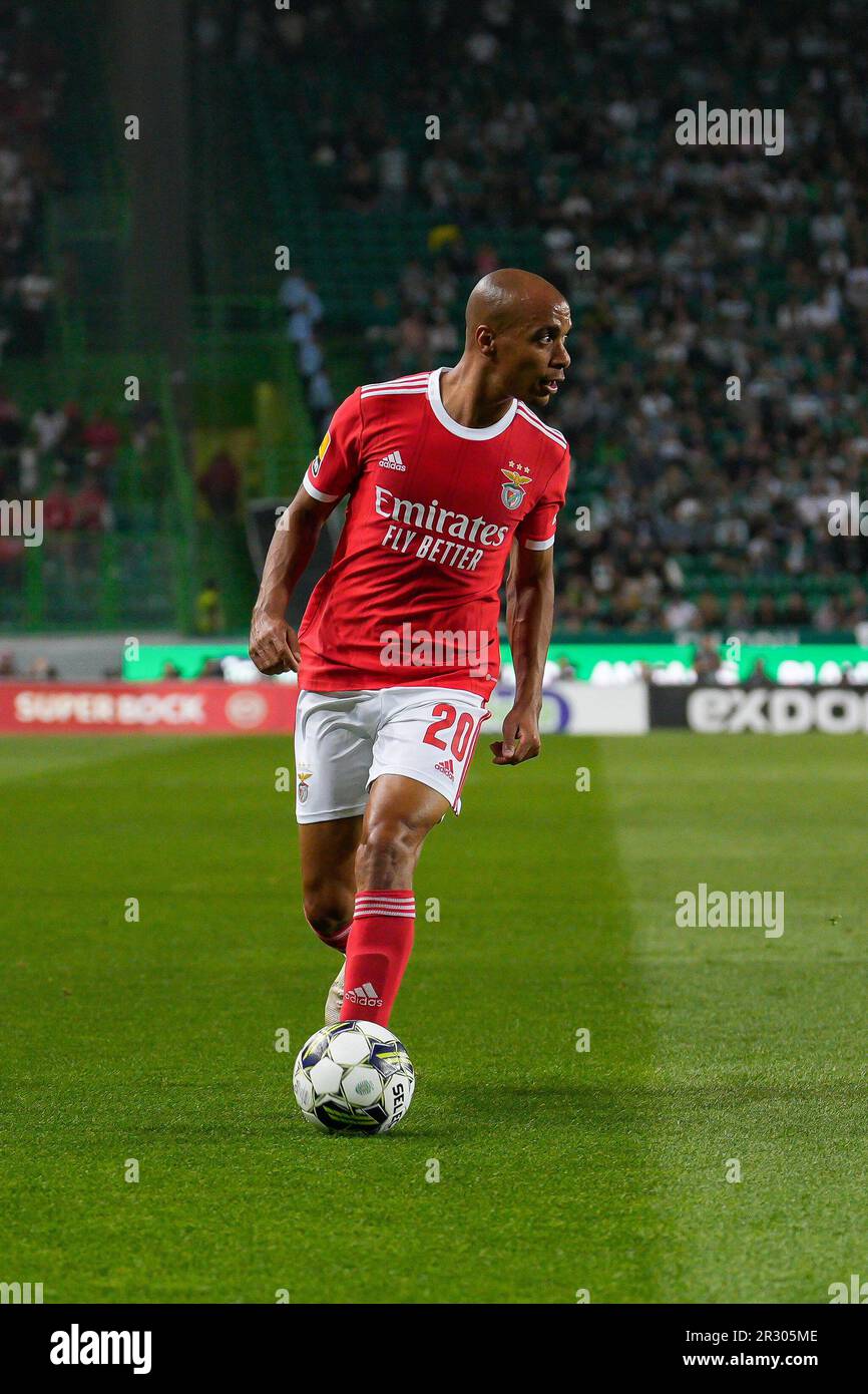 Lisbon, Portugal. 21st May, 2023. Chiquinho (Benfica) Football/Soccer :  Portugal Liga Portugal bwin match between Sporting Clube de Portugal 2-2  SL Benfica at the Estadio Jose Alvalade in Lisbon, Portugal . Credit