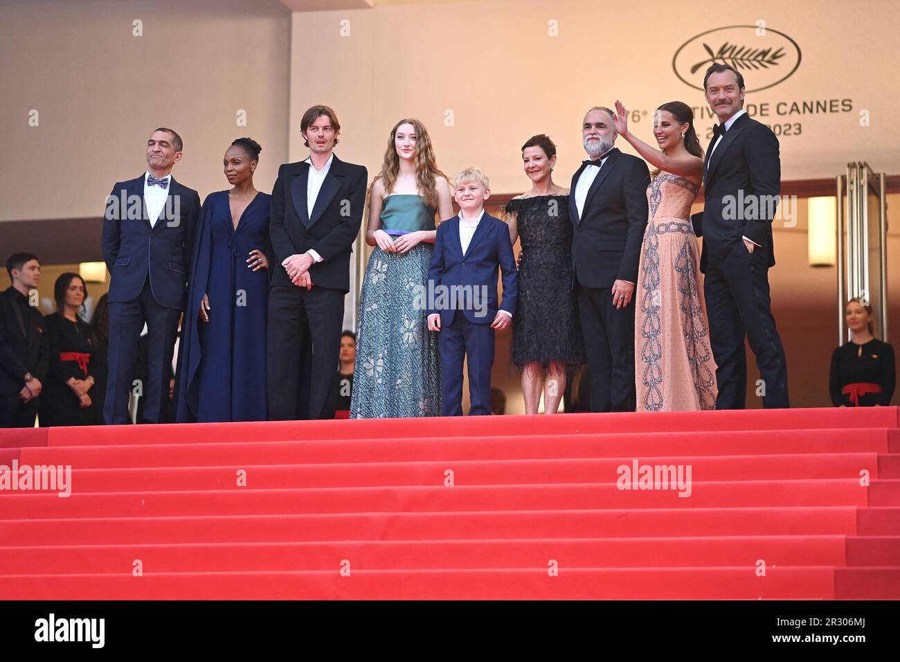 Cannes, France. 21st May, 2023. Junia Rees, a guest, Gabrielle Tana ...