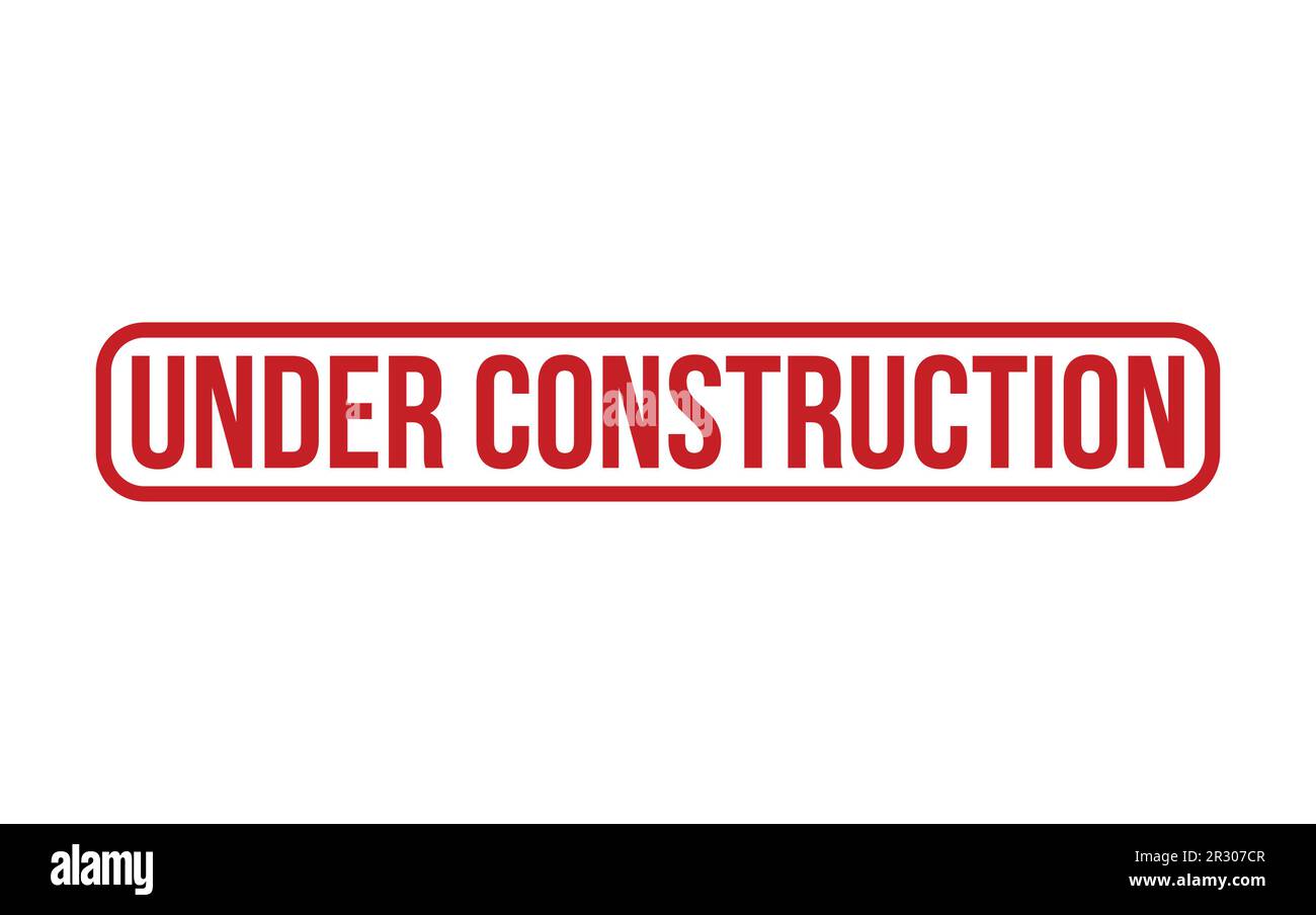 Under Construction Rubber Stamp Seal Vector Stock Vector