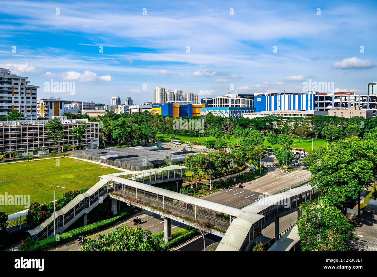 HDB Housing Blocks In Jurong East, Singapore Stock Photo - Alamy