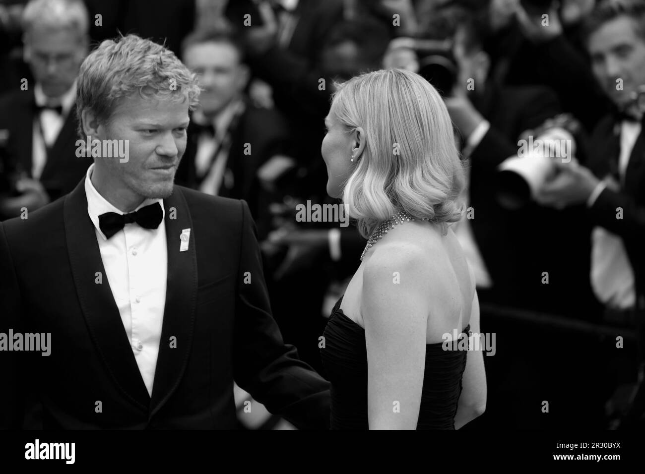 Cannes, France. 22nd May, 2023. CANNES, France on 20. MAY 2023; Jesse Plemons and Kirsten Dunst attend the "Killers Of The Flower Moon" red carpet during the 76th annual Cannes film festival at Palais des Festivals on May 20, 2023 in Cannes, France., picture and copyright Thierry CARPICO/ATP images (CARPICO Thierry/ATP/SPP) Credit: SPP Sport Press Photo. /Alamy Live News Stock Photo