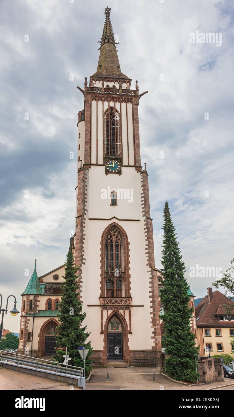 beautiful Münster St. Jakobus in Neustadt Germany Stock Photo