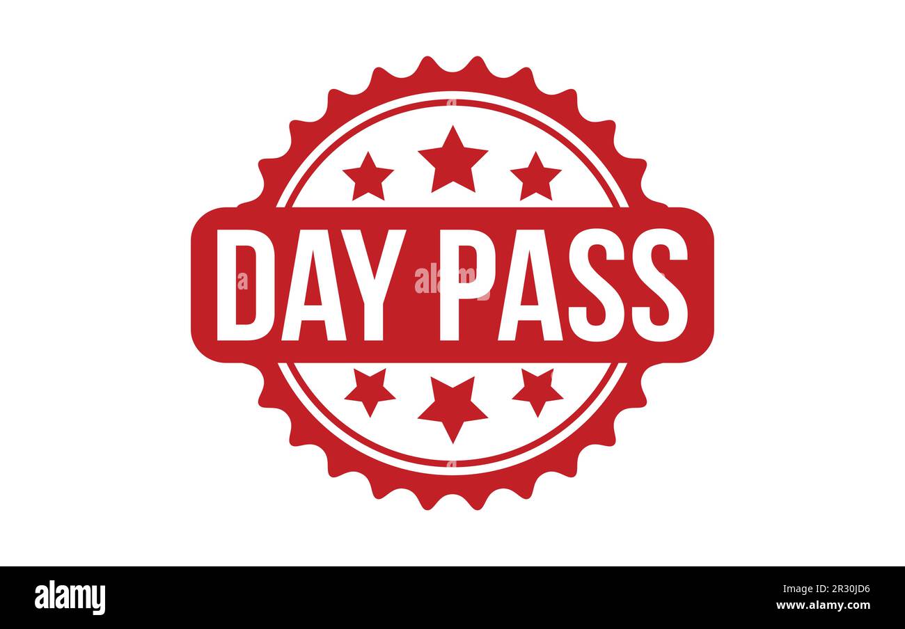 Red Day Pass Rubber Stamp Seal Vector Stock Vector Image & Art Alamy