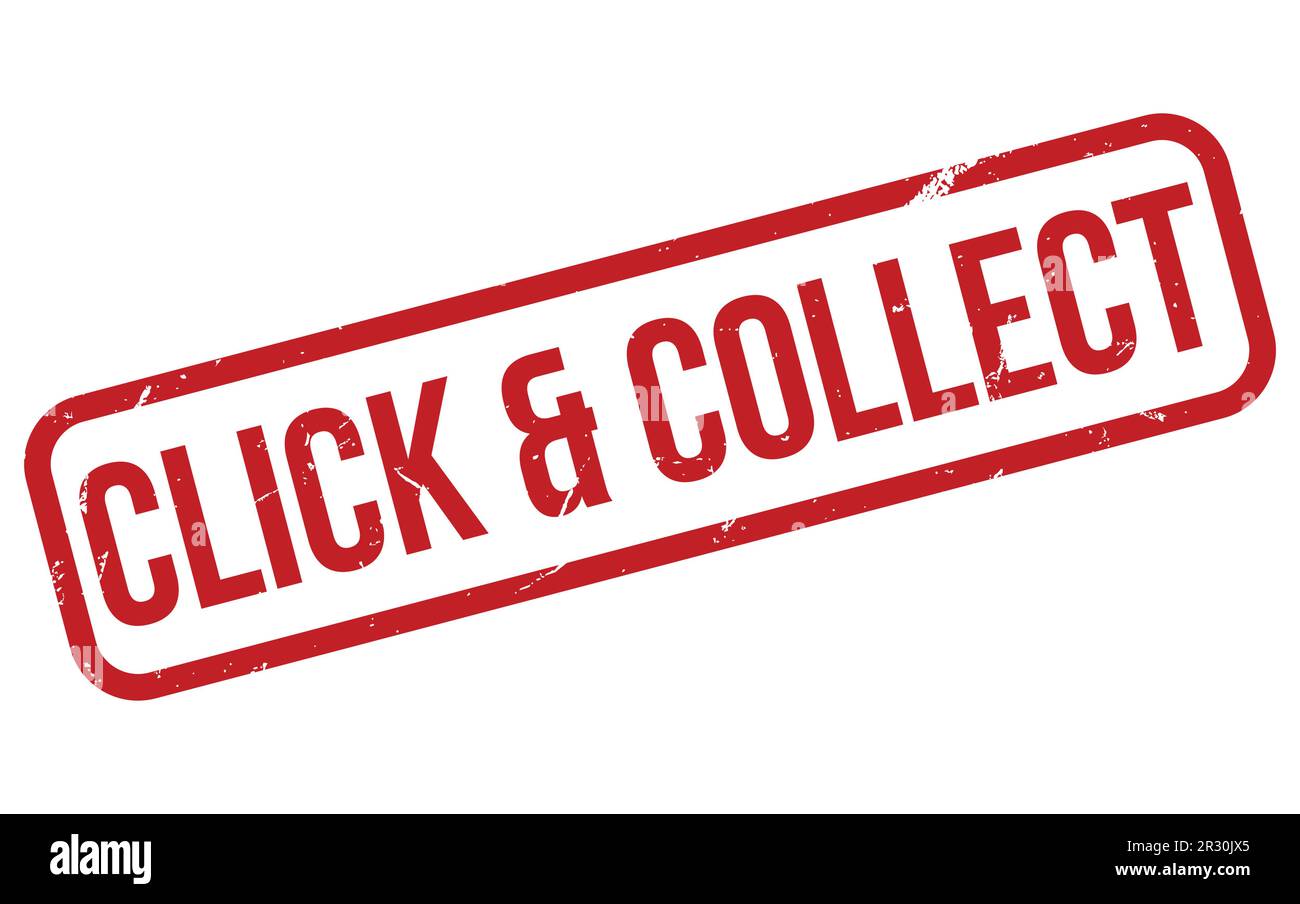 Click & Collect Rubber Stamp Seal Vector Stock Vector Image & Art Alamy