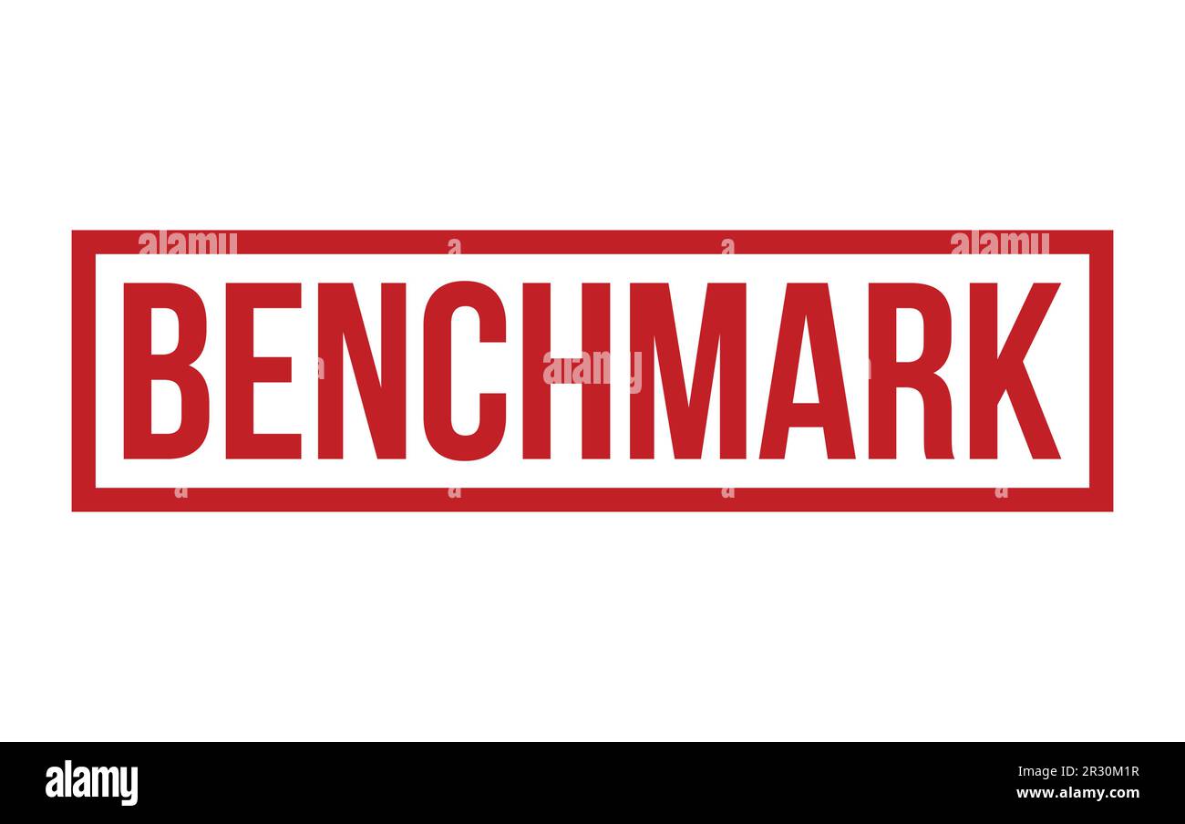 Benchmark rubber grunge stamp seal vector Stock Vector
