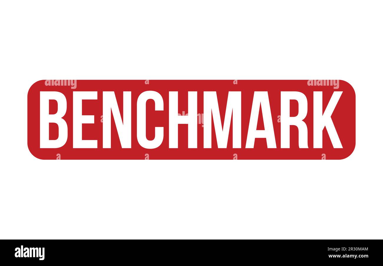 Benchmark rubber grunge stamp seal vector Stock Vector