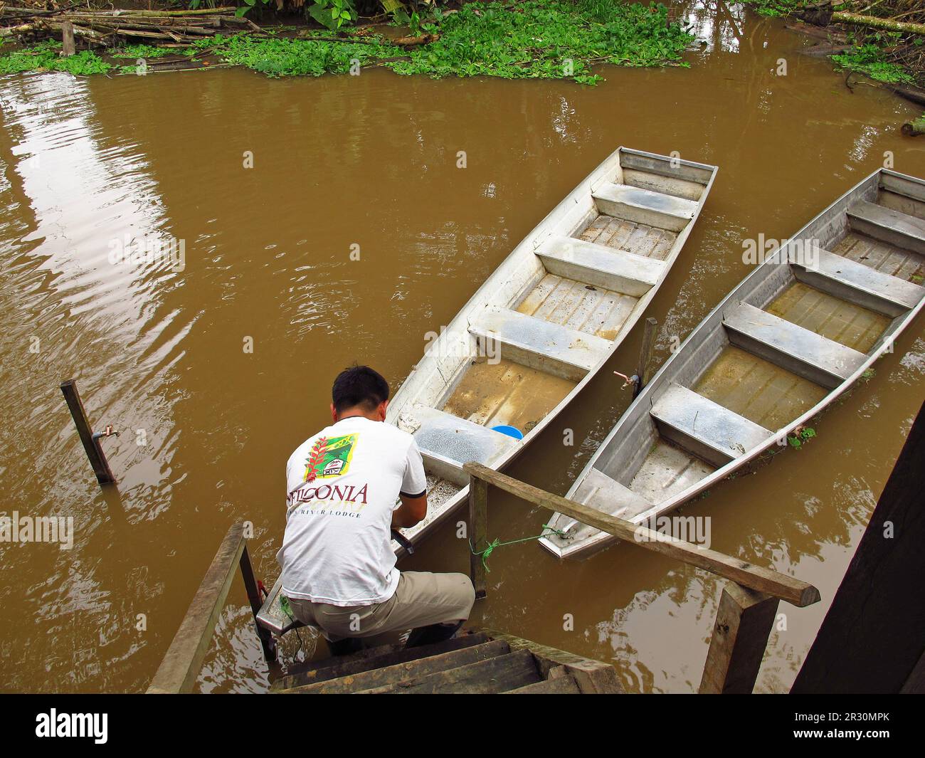 Indigenous people brazil boat hi-res stock photography and images - Alamy