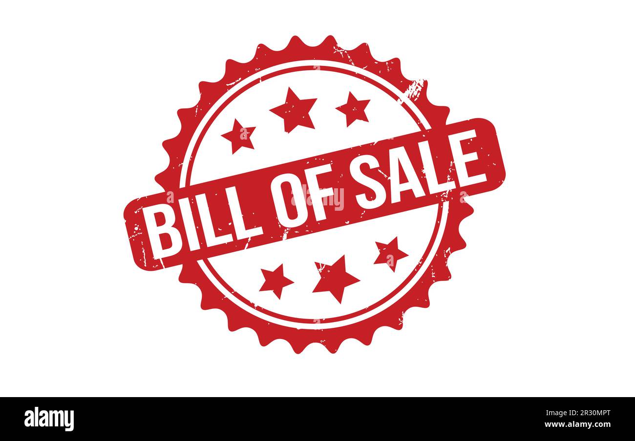 bill-of-sale-rubber-stamp-seal-vector-stock-vector-image-art-alamy
