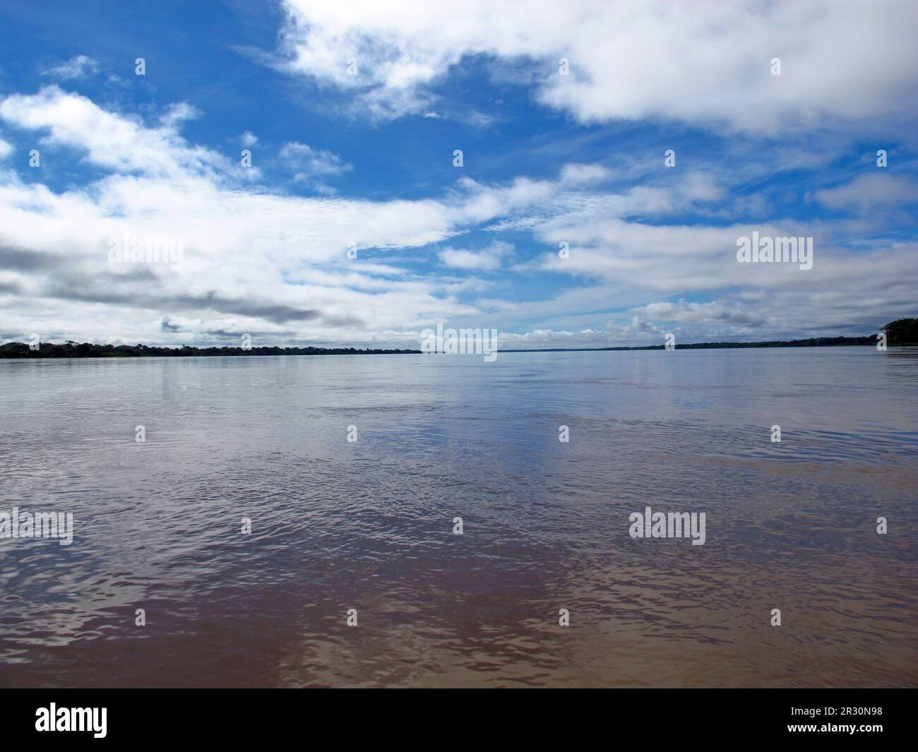 Peru Rivier The Amazon river, Peru in South America Stock Photo - Alamy