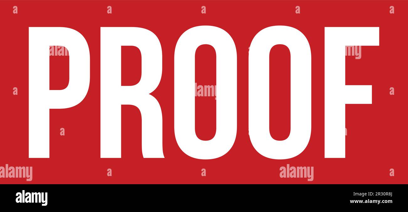 Proof Rubber Stamp Seal Vector Stock Vector Image & Art Alamy