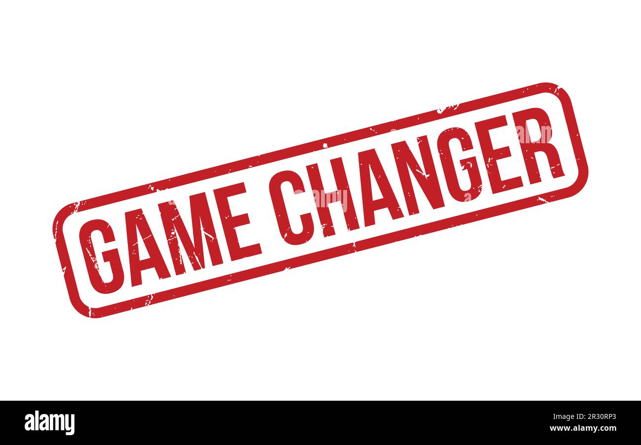 Game Changer Rubber Stamp Seal Vector Stock Vector Image & Art Alamy