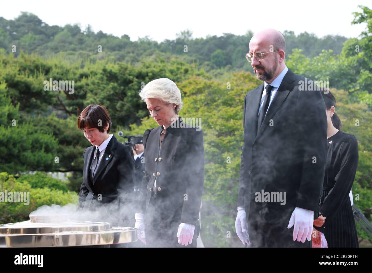 22nd May, 2023. EU leaders in Seoul European Commission President