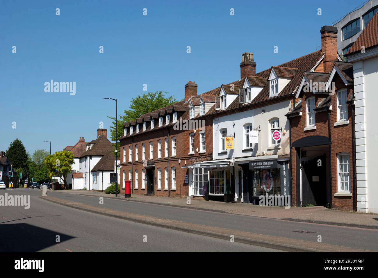 Warwick Road, Solihull, West Midlands, England, UK Stock Photo Alamy