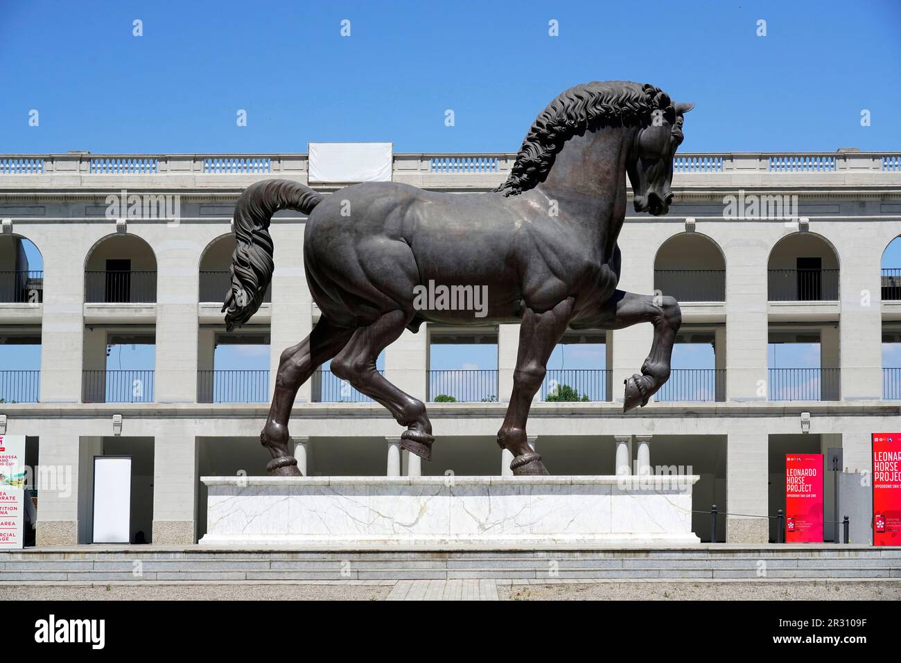 Leonardo's Horse is an equestrian monument dedicated to Francesco