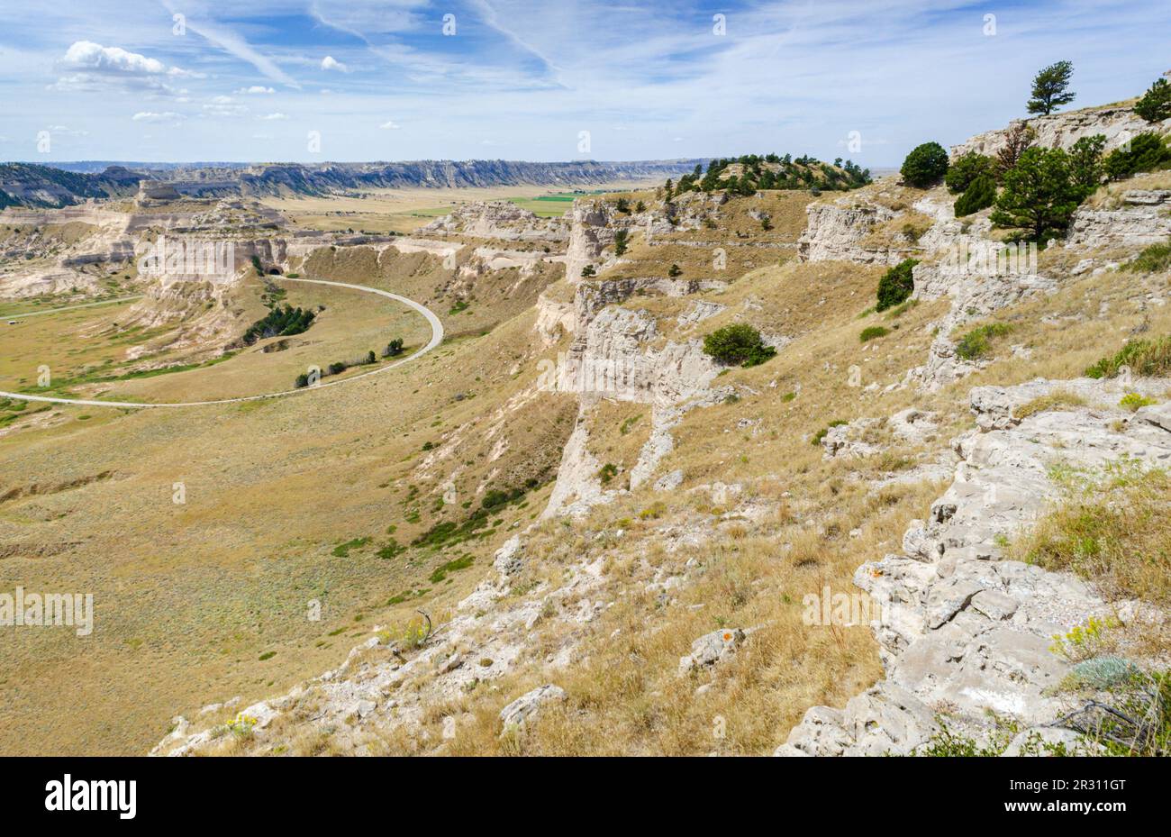 Scotts Bluff National Monument in Nebraska Stock Photo - Alamy