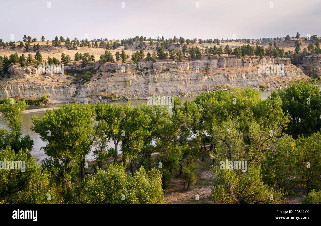 Pompeys Pillar, National monument in Montana Stock Photo Alamy