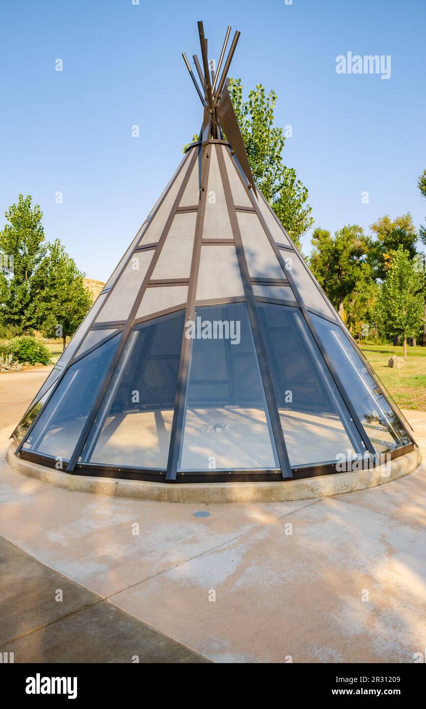 Pompeys Pillar, National monument in Montana Stock Photo Alamy