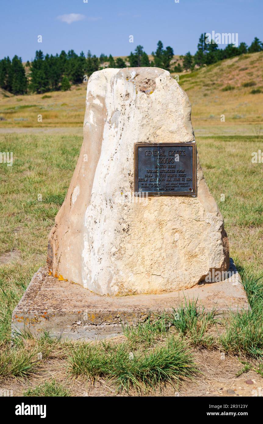 Rosebud Battlefield State Park in Big Horn County, Montana Stock Photo