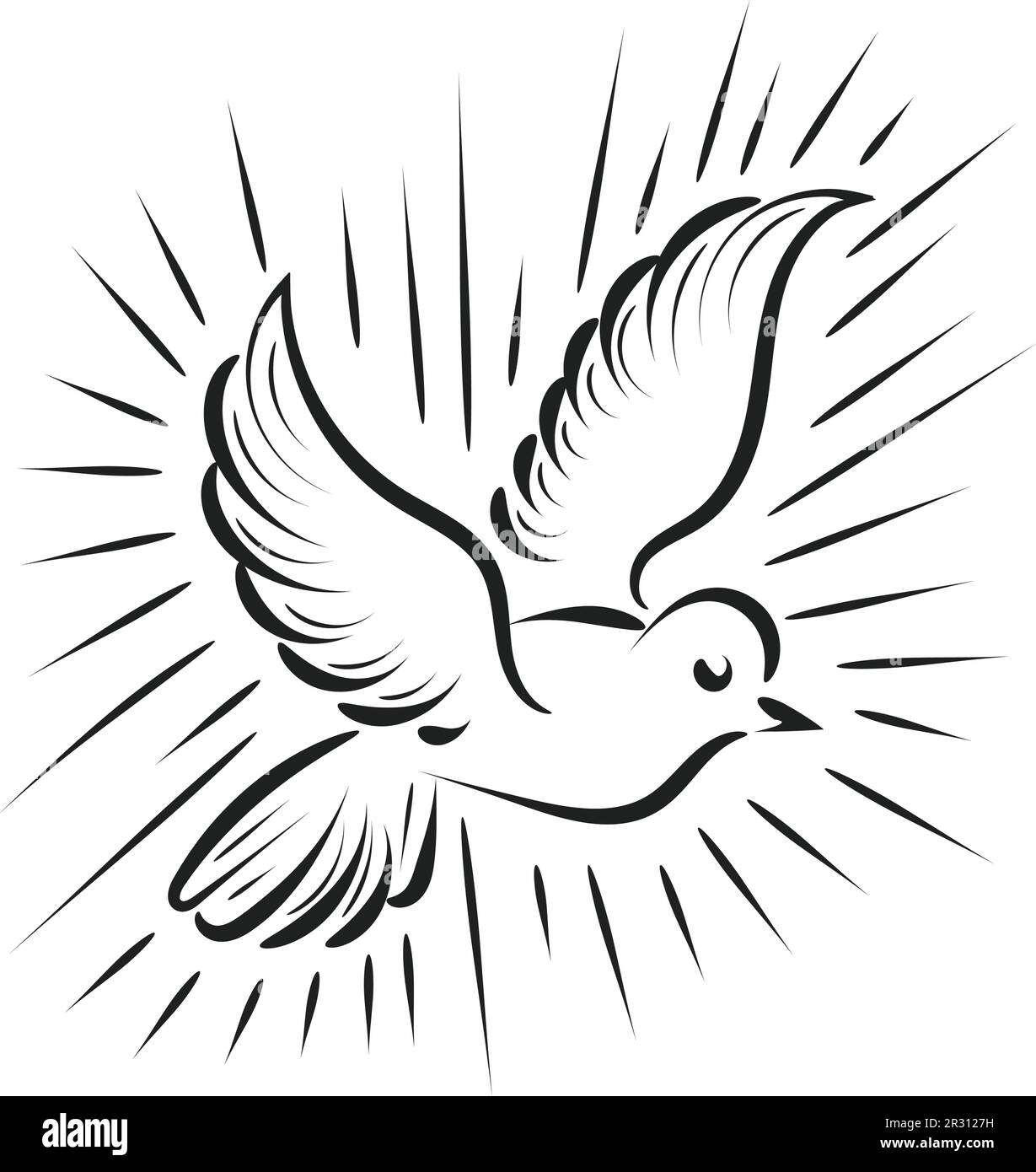 bird 5 dovecross Vector t-shirt design - Buy t-shirt designs