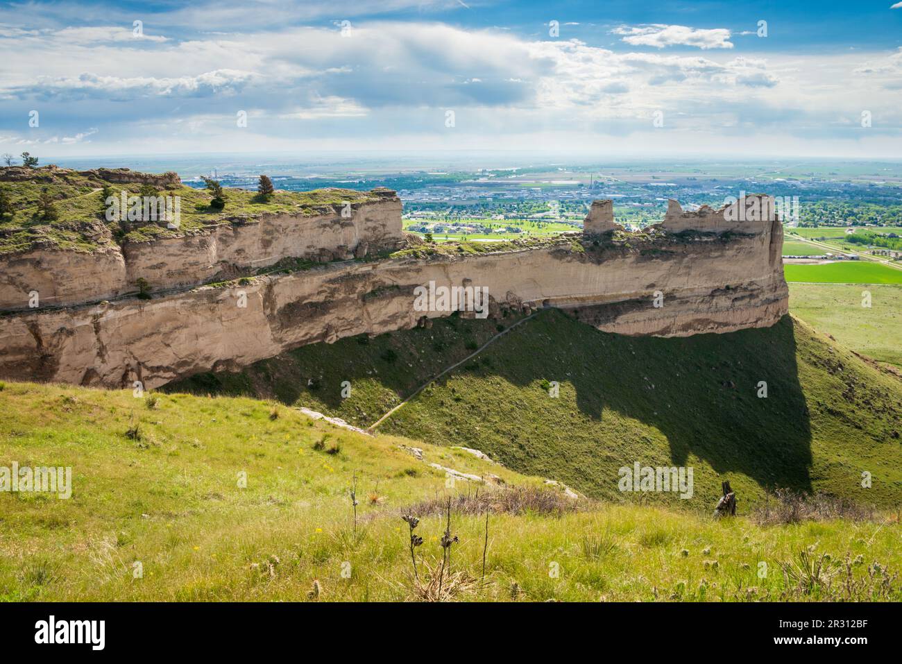 Scotts Bluff National Monument in Nebraska Stock Photo - Alamy
