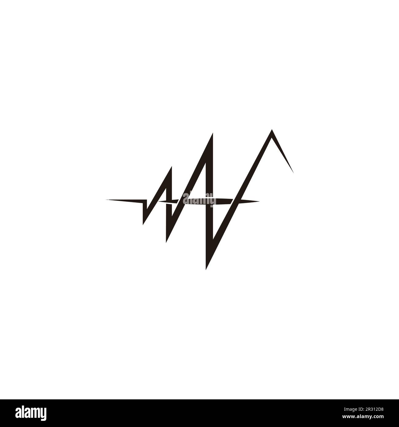 letter v plus medical heart pulse logo vector Stock Vector Image & Art ...
