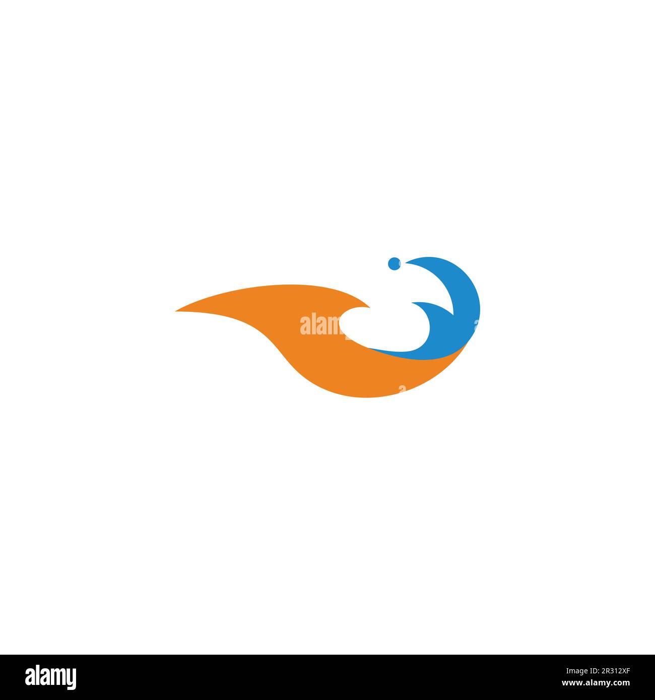 beach simple colorful geometric icon vector Stock Vector