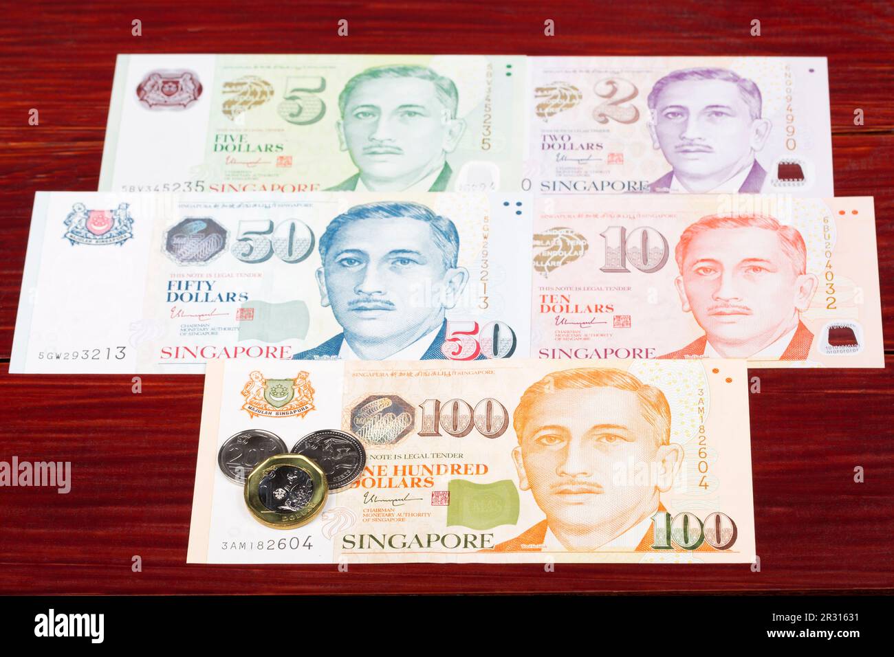 Singapore money hi-res stock photography and images - Alamy