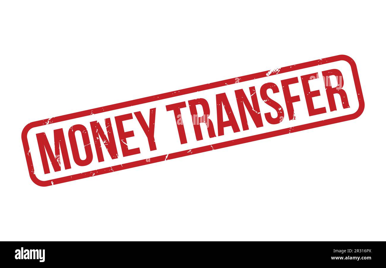 Money Transfer Rubber Stamp Seal Vector Stock Vector Image & Art Alamy