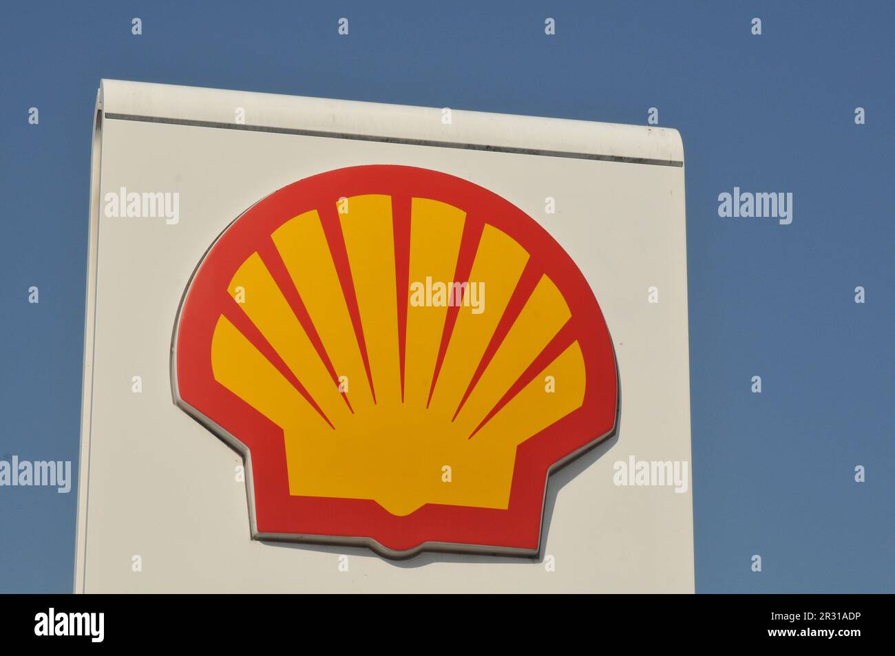 22 May 2023/Shell gas station or petrol station in Kastrup Copenhagen