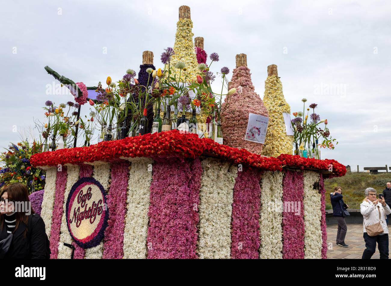 Noordwijk, Netherlands April 22, 2023 Spectacular flower covered