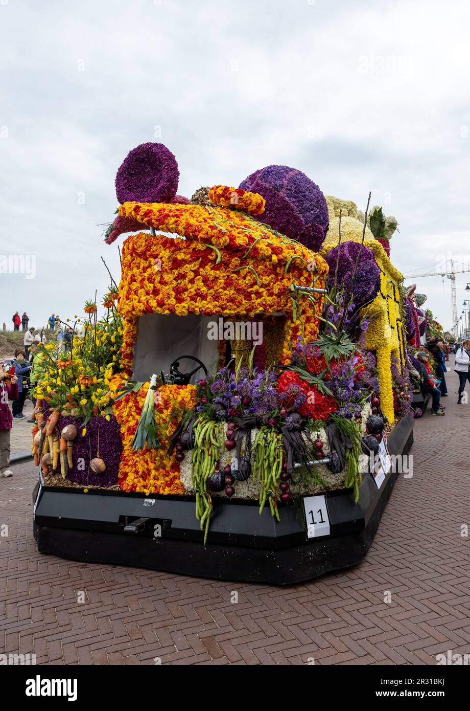 Noordwijk, Netherlands April 22, 2023 Spectacular flower covered