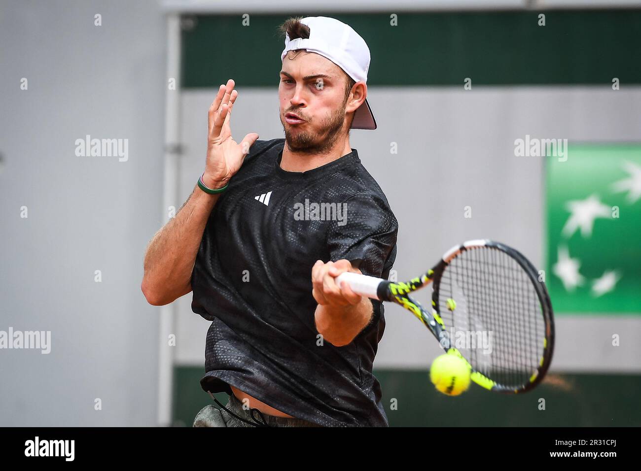 Maximilian MARTERER of Germany during the first qualifying day of Roland-Garros  2023, Grand Slam tennis