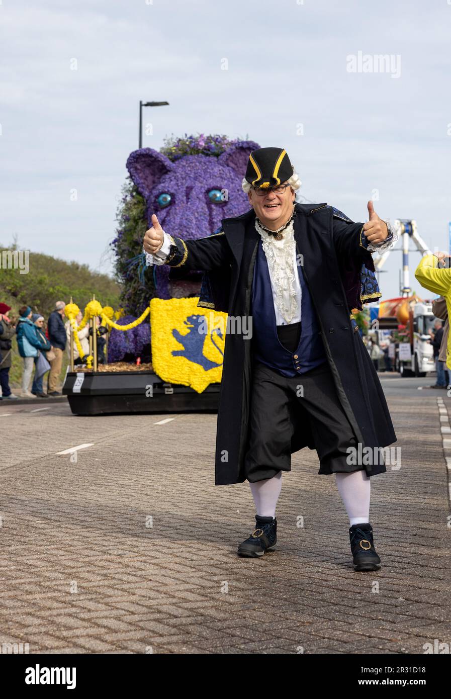 Noordwijk, Netherlands April 22, 2023 Spectacular flower covered