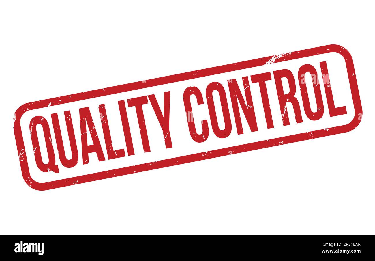 Quality Control Rubber Stamp Seal Vector Stock Vector Image & Art Alamy