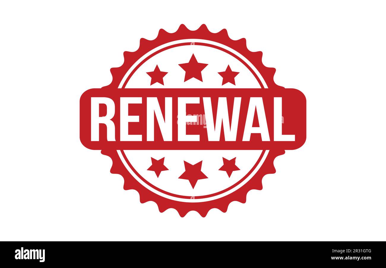 Renewal rubber grunge stamp seal vector Stock Vector Image & Art Alamy
