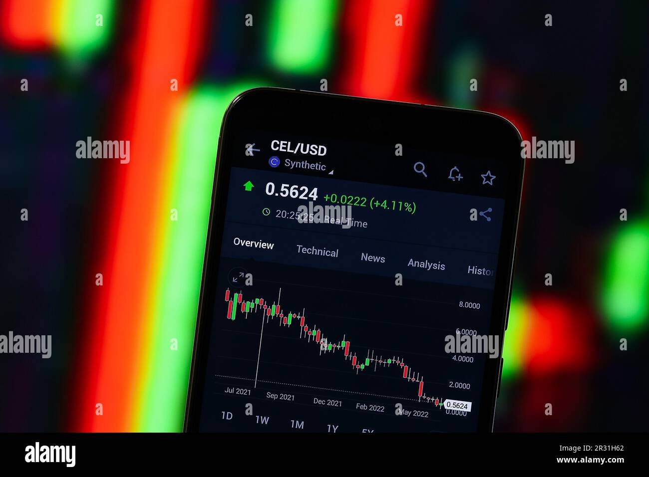 Celsius cryptocurrency hi-res stock photography and images - Alamy
