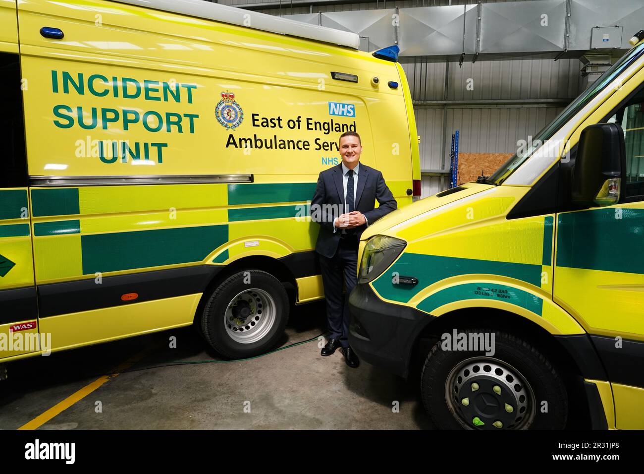 Shadow health secretary Wes Streeting during a visit to East of England
