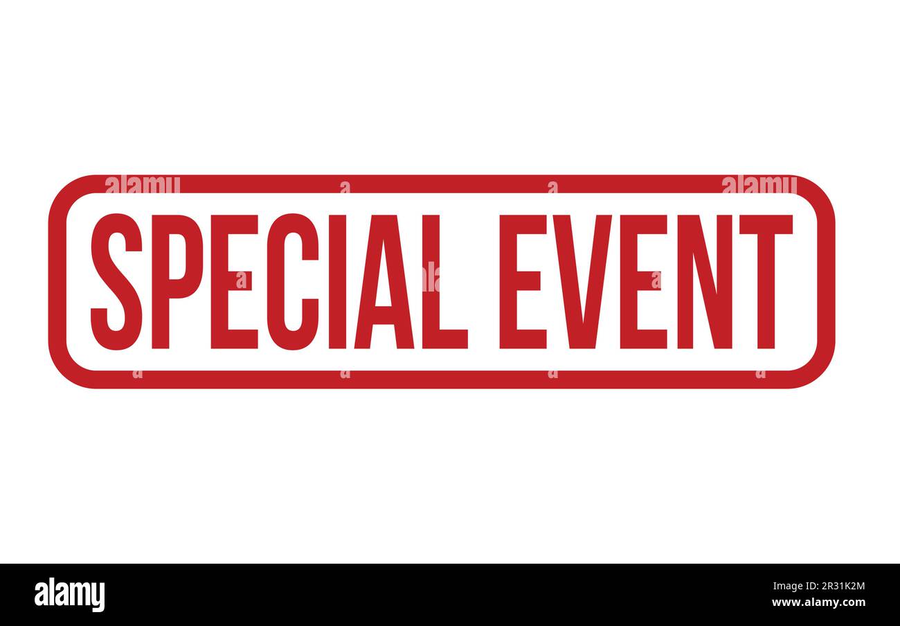 Special Event Rubber Stamp Seal Vector Stock Vector Image & Art Alamy