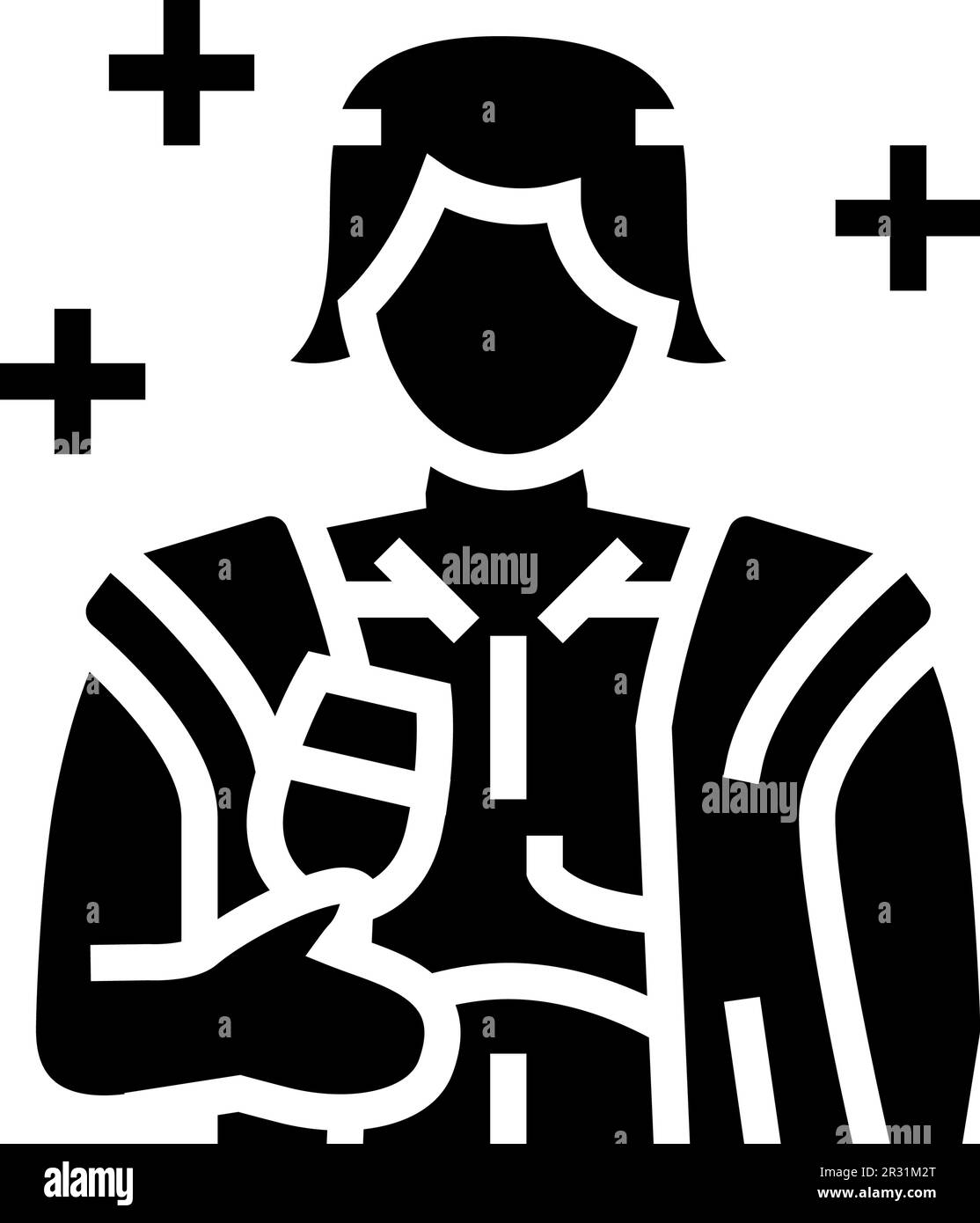 dionysus greek god ancient glyph icon vector illustration Stock Vector