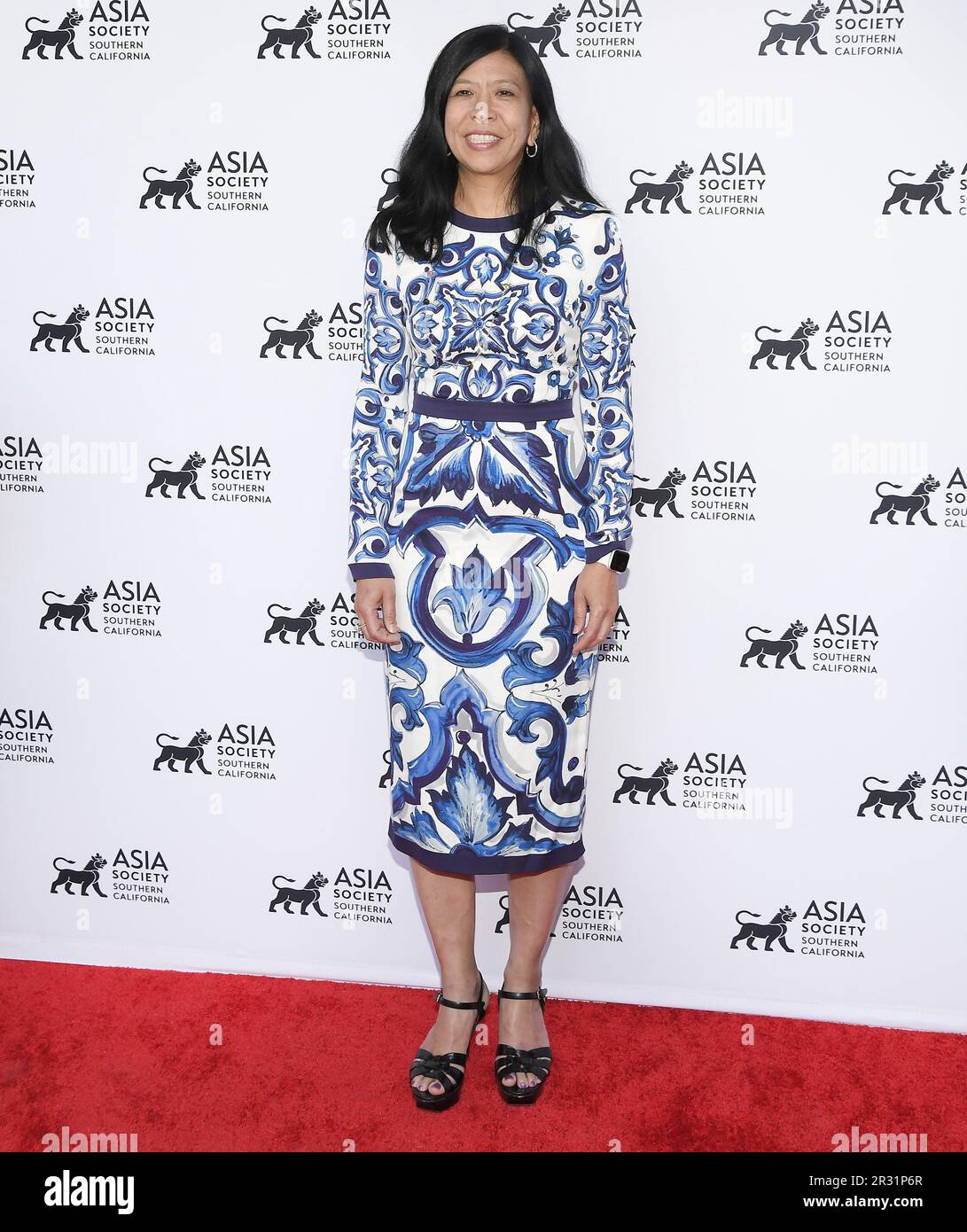 Noriko Honda Chen arrives at the 2023 Asia Society Southern California