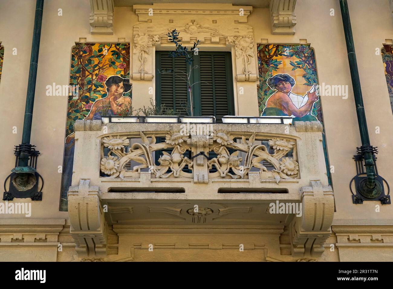 Italian Liberty architecture in Milan, Casa Galimberti building, Via