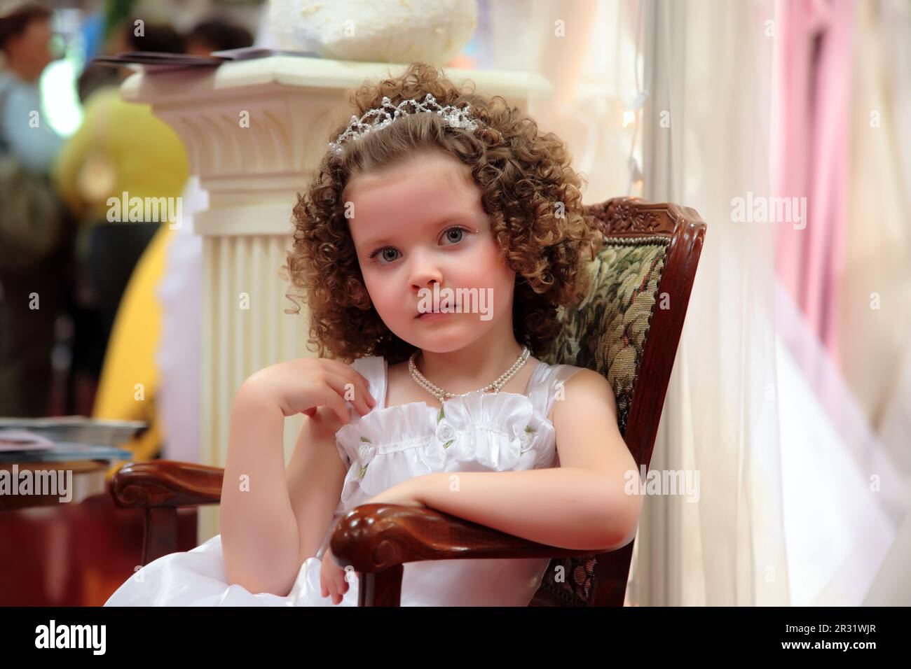 Girl with jewelry Stock Photo Alamy