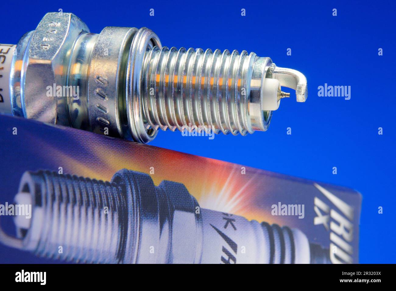 Iridium spark plug Stock Photo Alamy