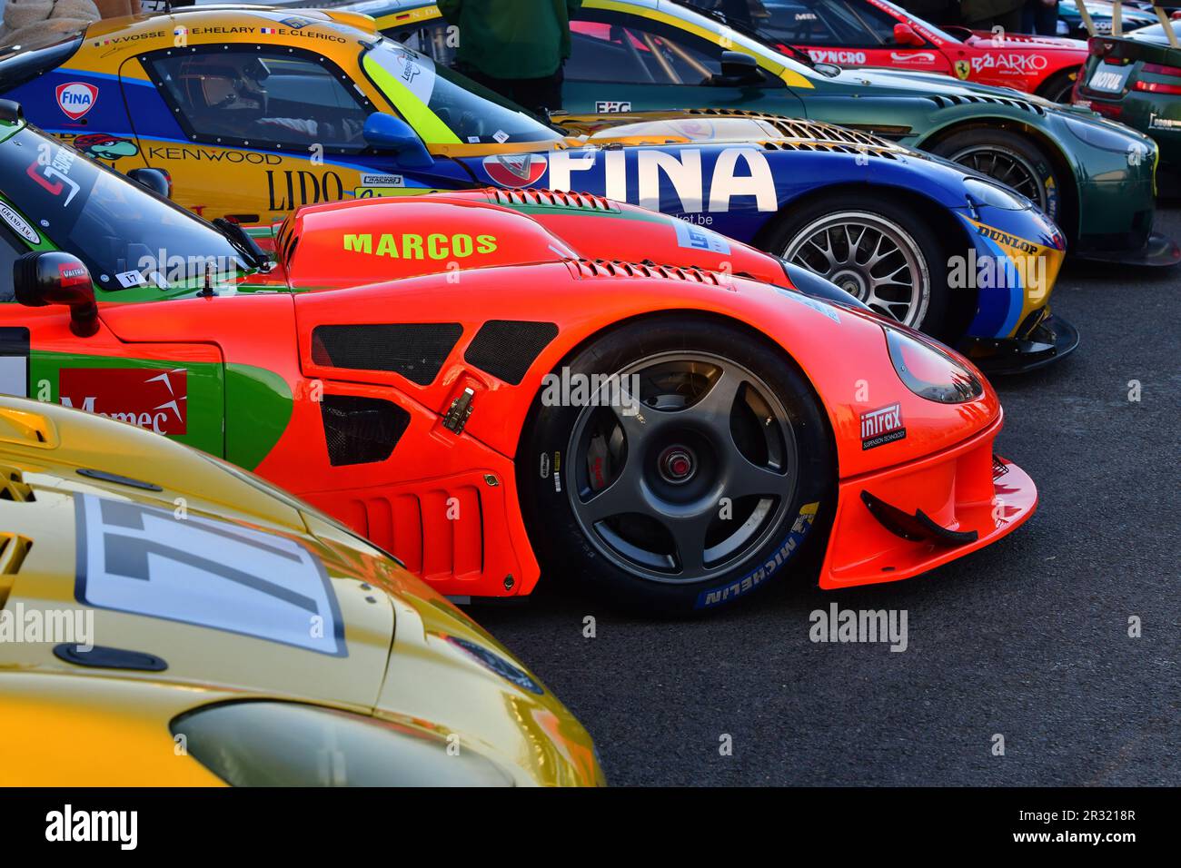 Cor Euser, Marcos Mantara LM600 EVO, GT1 Demonstration, on track a