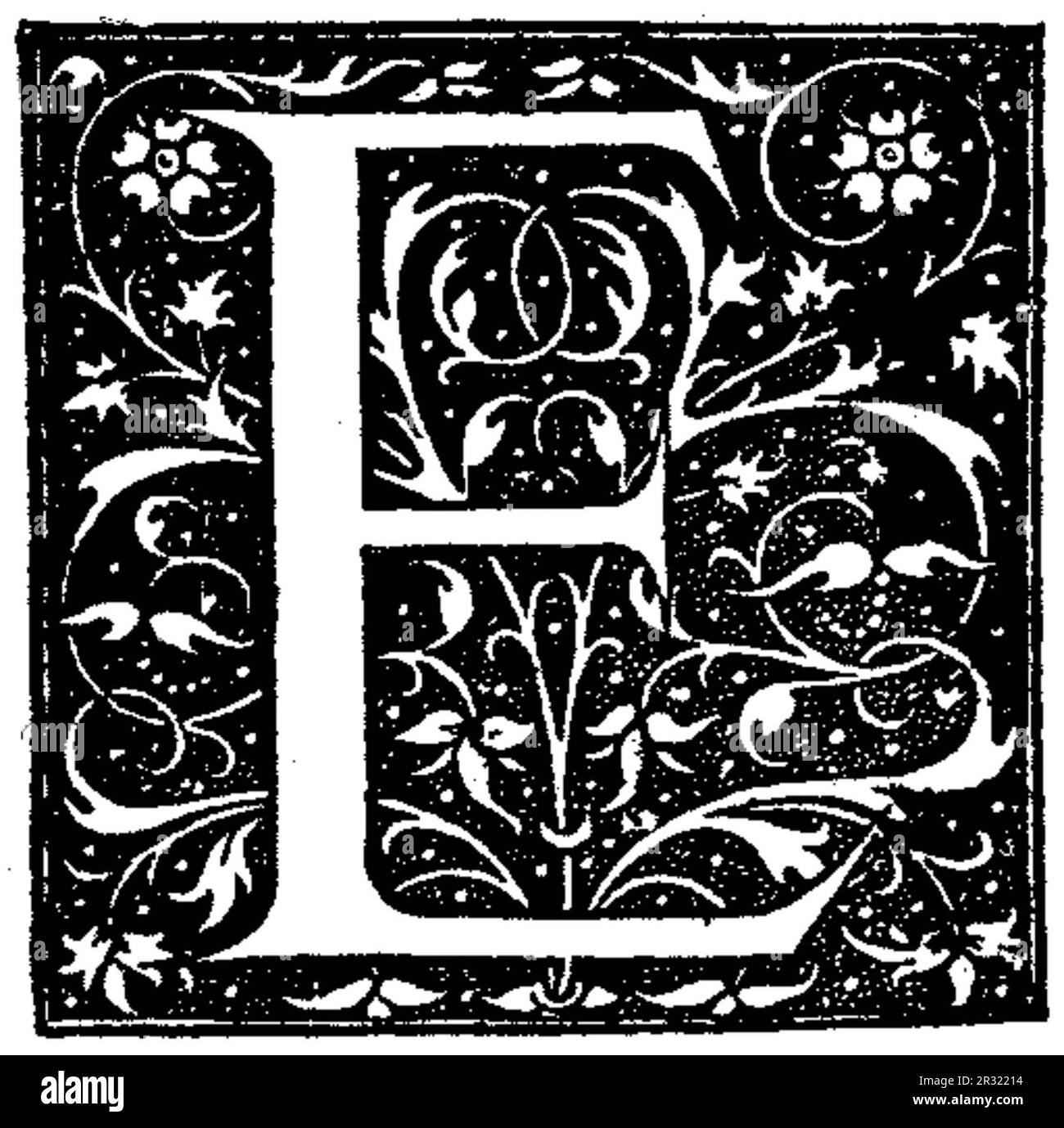 Drop caps Black and White Stock Photos & Images - Alamy