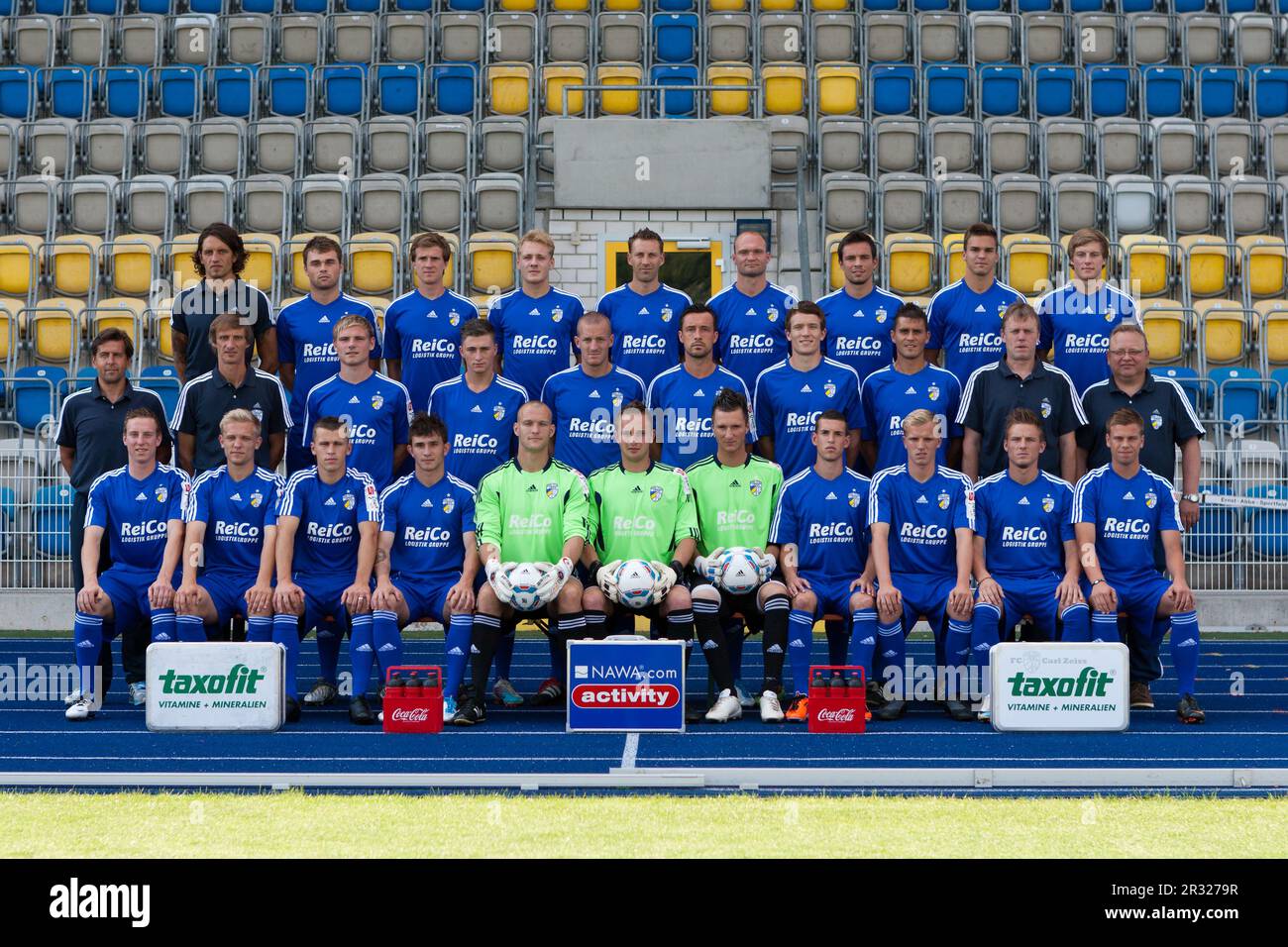 Team photo FC Carl Zeiss Jena Stock Photo - Alamy