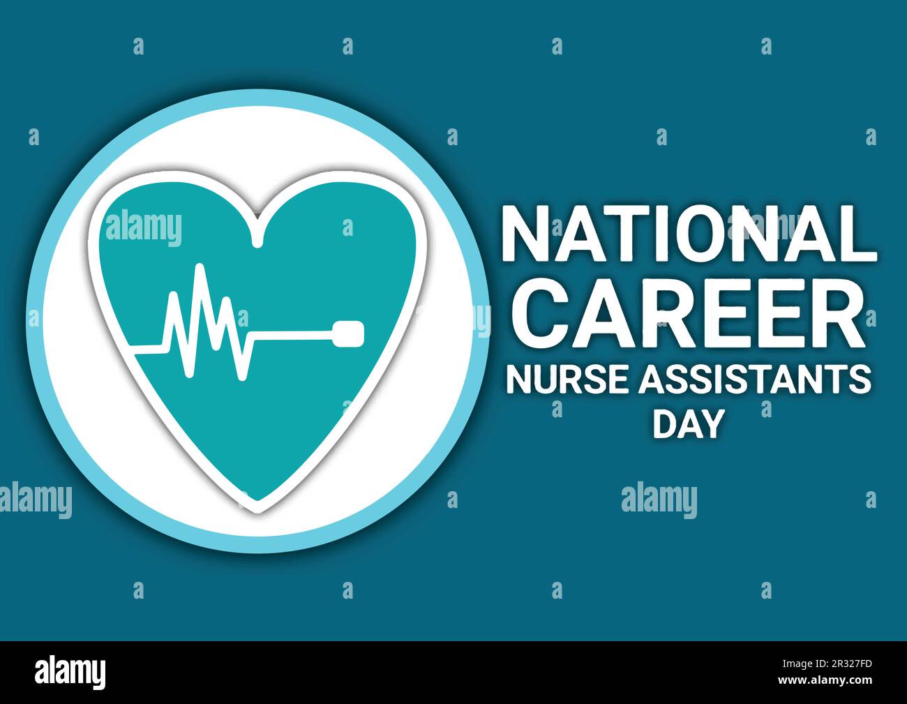 National Career Nurse Assistants Day. Holiday concept. Template for