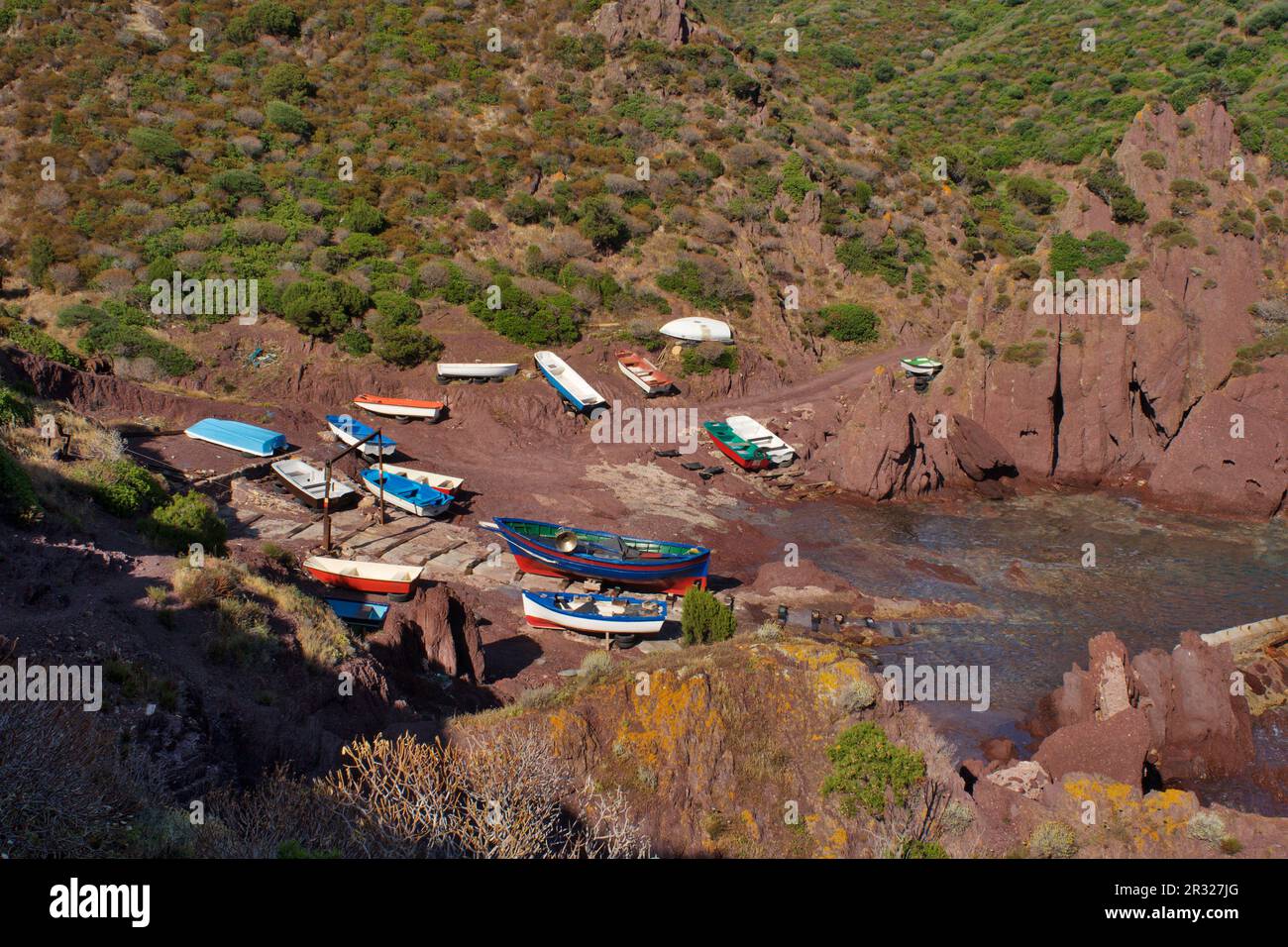 Porto Ferro Stock Photo